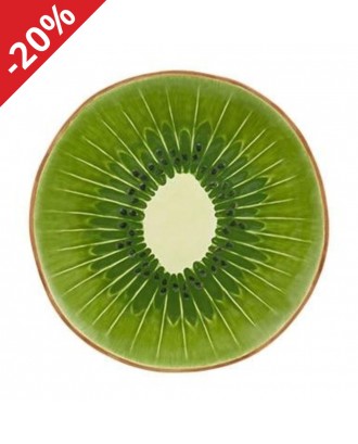 Farfurie de prezentare, Frutos Tropicais Kiwi - BORDALLO PINHEIRO